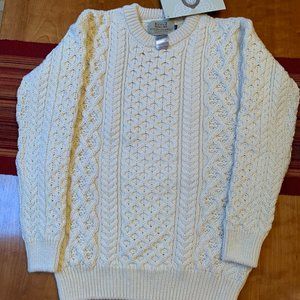Woman's Aran Sweater, Size M